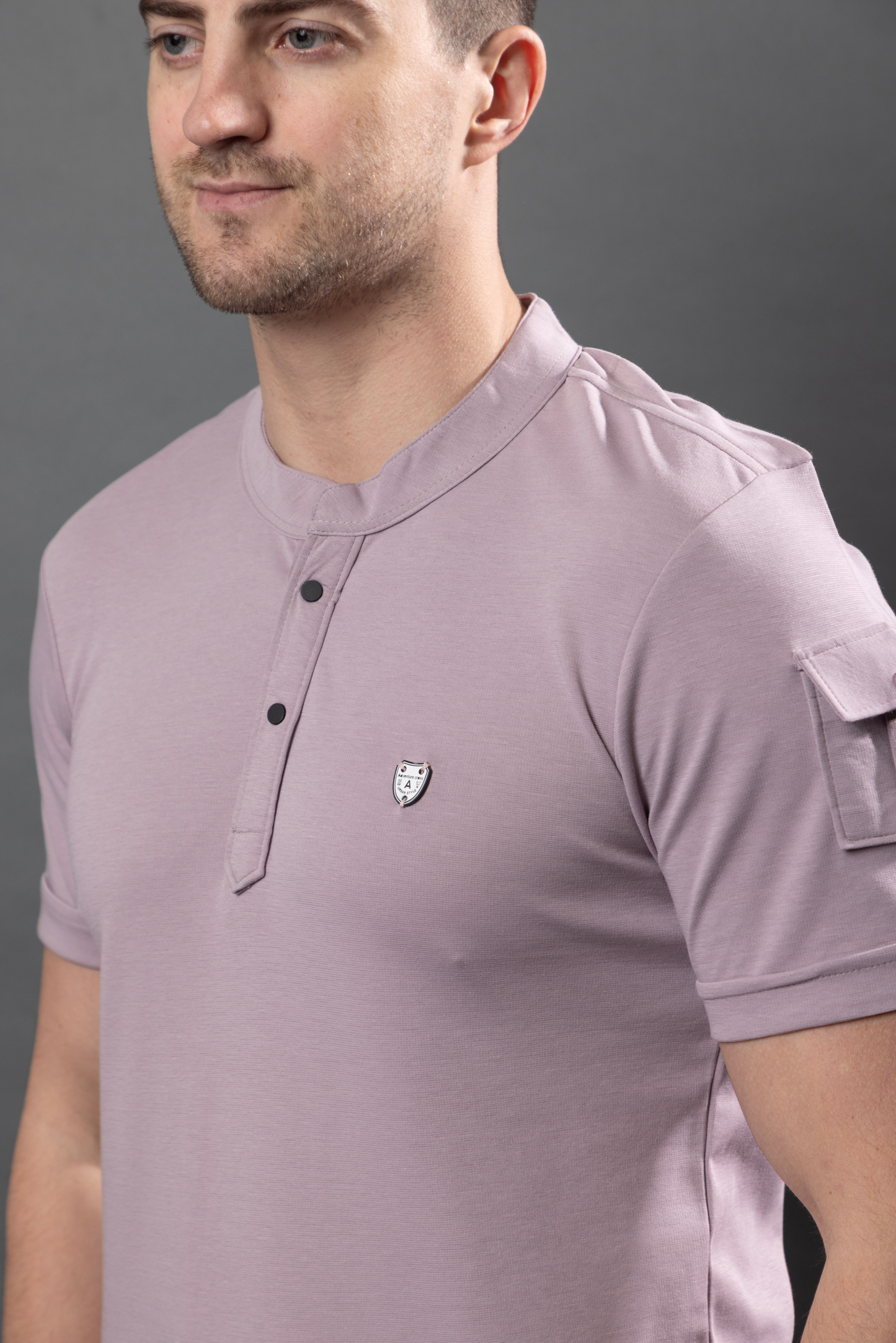 Austere Stand Collar T-shirt