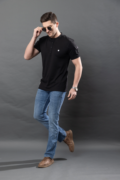 Austere Stand Collar T-shirt